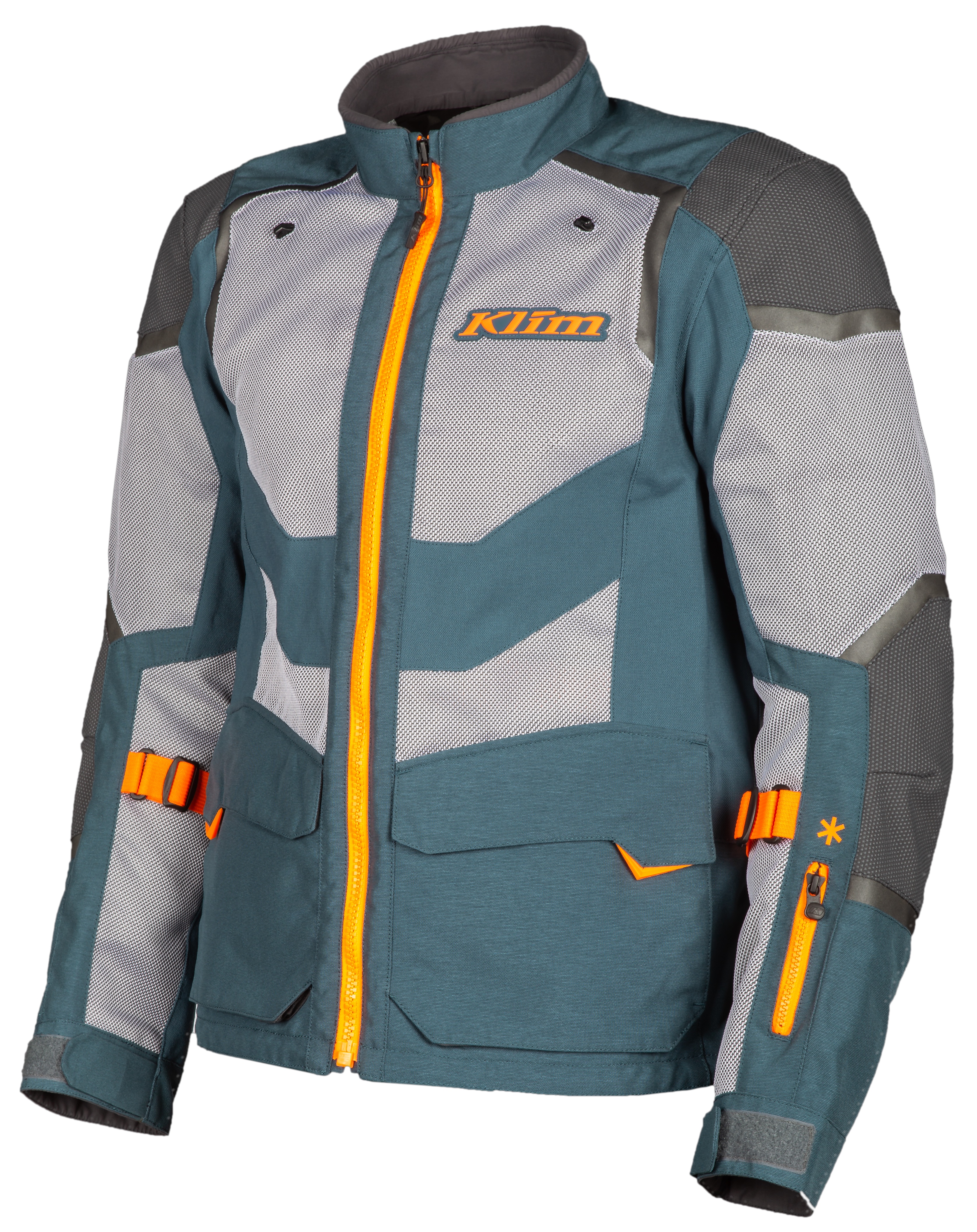 Main image of Klim Baja S4 Jacket (Petrol - Strike Orange)